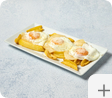 Πατάτες τηγανητές με αυγά & τυρί